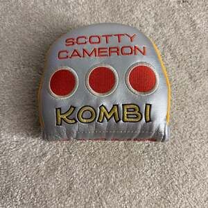 Titleist Scotty Cameron Kombi Mallet Large Headcover Color: Silver/Red/Yellow